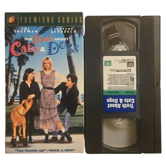 The Truth About Cats and Dogs VHS Uma Thurman Janeane Garofalo 1996 - Picture 1 of 8